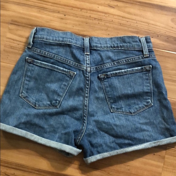 JBrand High Waisted Rolled Shorts in Ojai - Picture 2 of 4